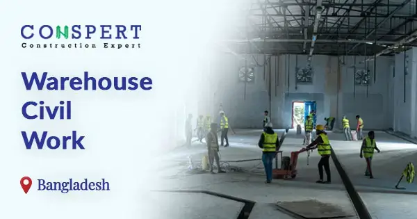 Warehouse civil work in Bangladesh