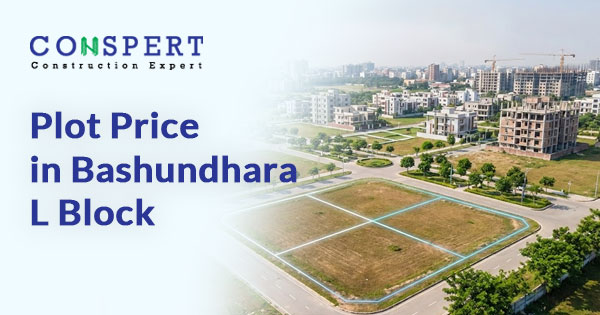 Plot price in Bashundhara L Block - map & sale info | 