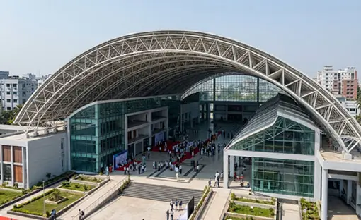 Roofing sheet support structure