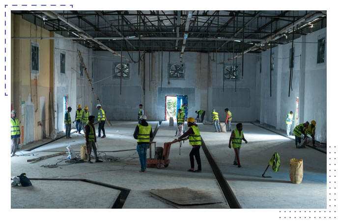 Warehouse civil work in Bangladesh