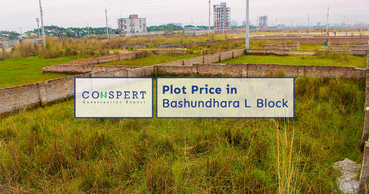 Plot Price in Bashundhara L Block - Map & Sale Info
